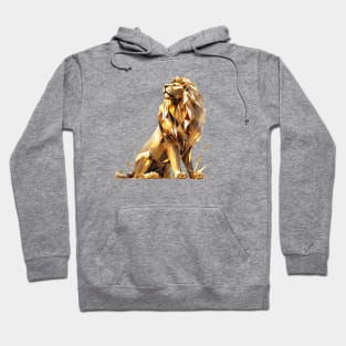 gold lion Hoodie